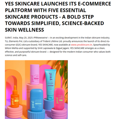 YES Skincare Introduces Digital Platform with Five Core Products