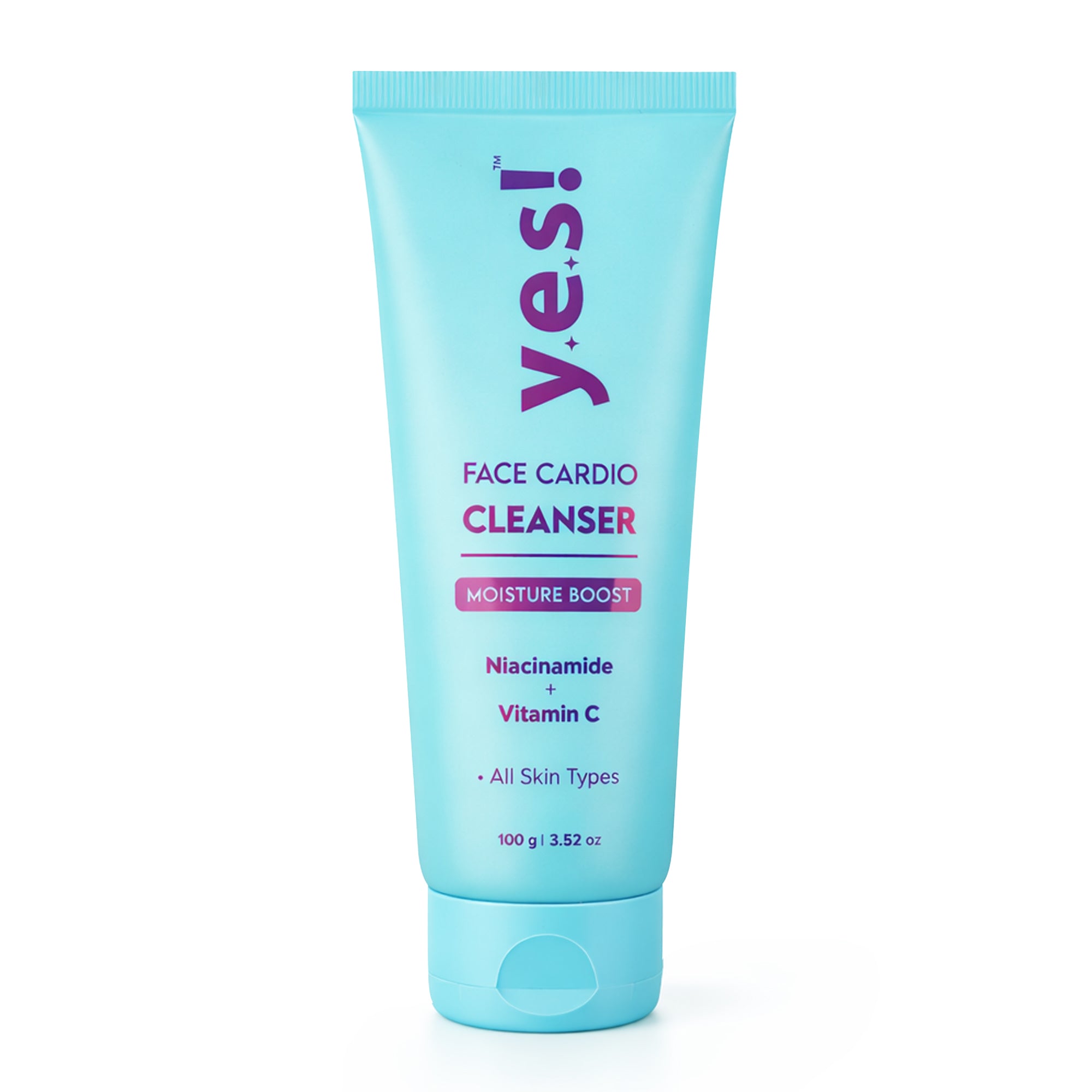 Yes! Face Cardio Cleanser with Niacinamide | Korean Face Wash for All Skin Types