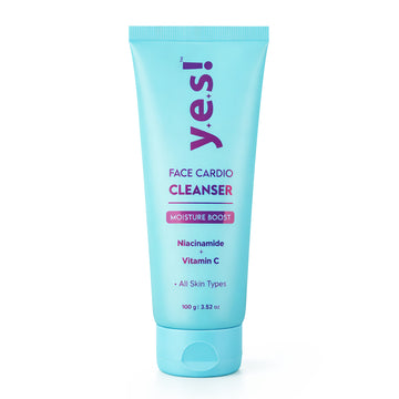 Yes! Face Cardio Cleanser with Niacinamide | Korean Face Wash for All Skin Types