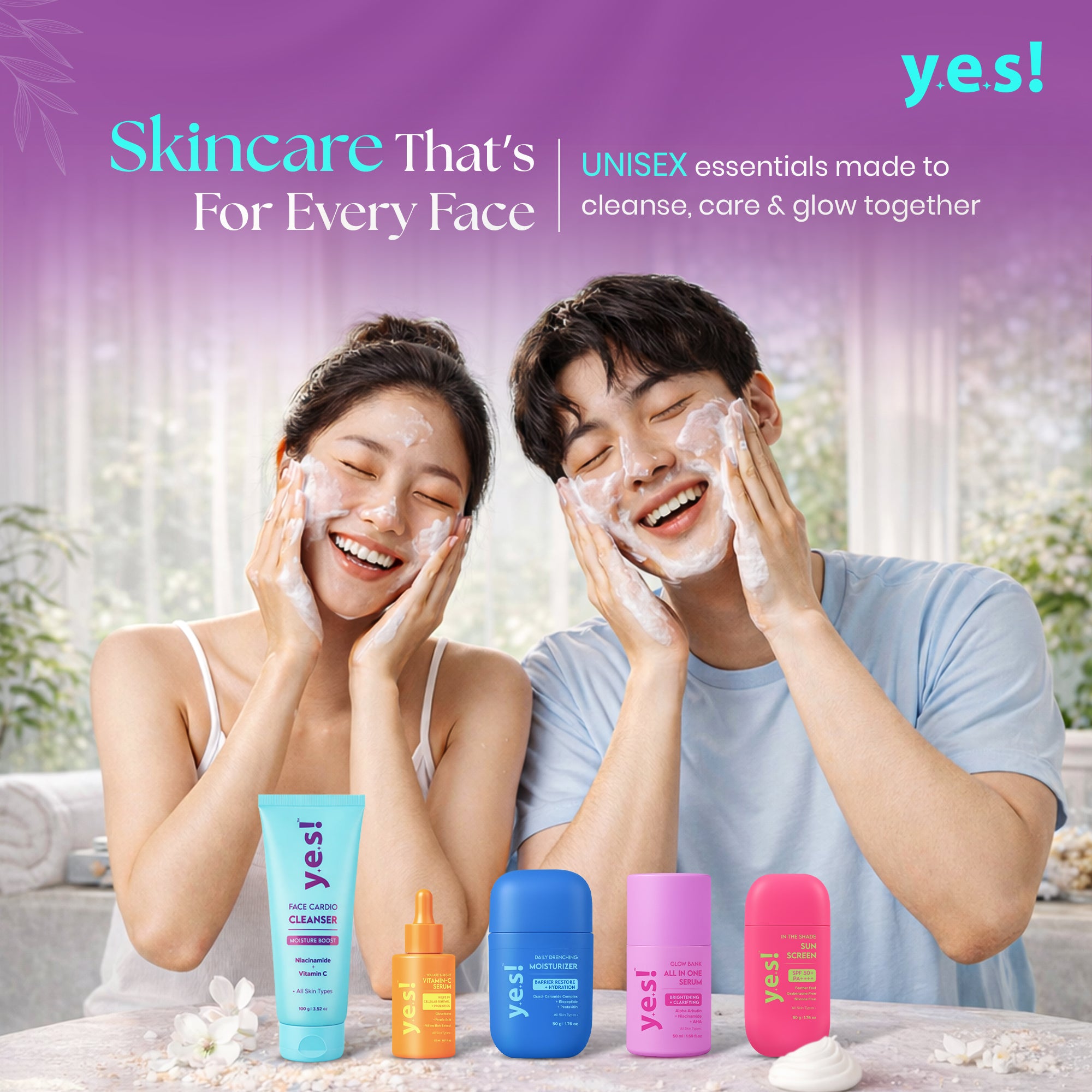 Yes! Clean & Hydrate Duo | Cleanser + Moisturizer