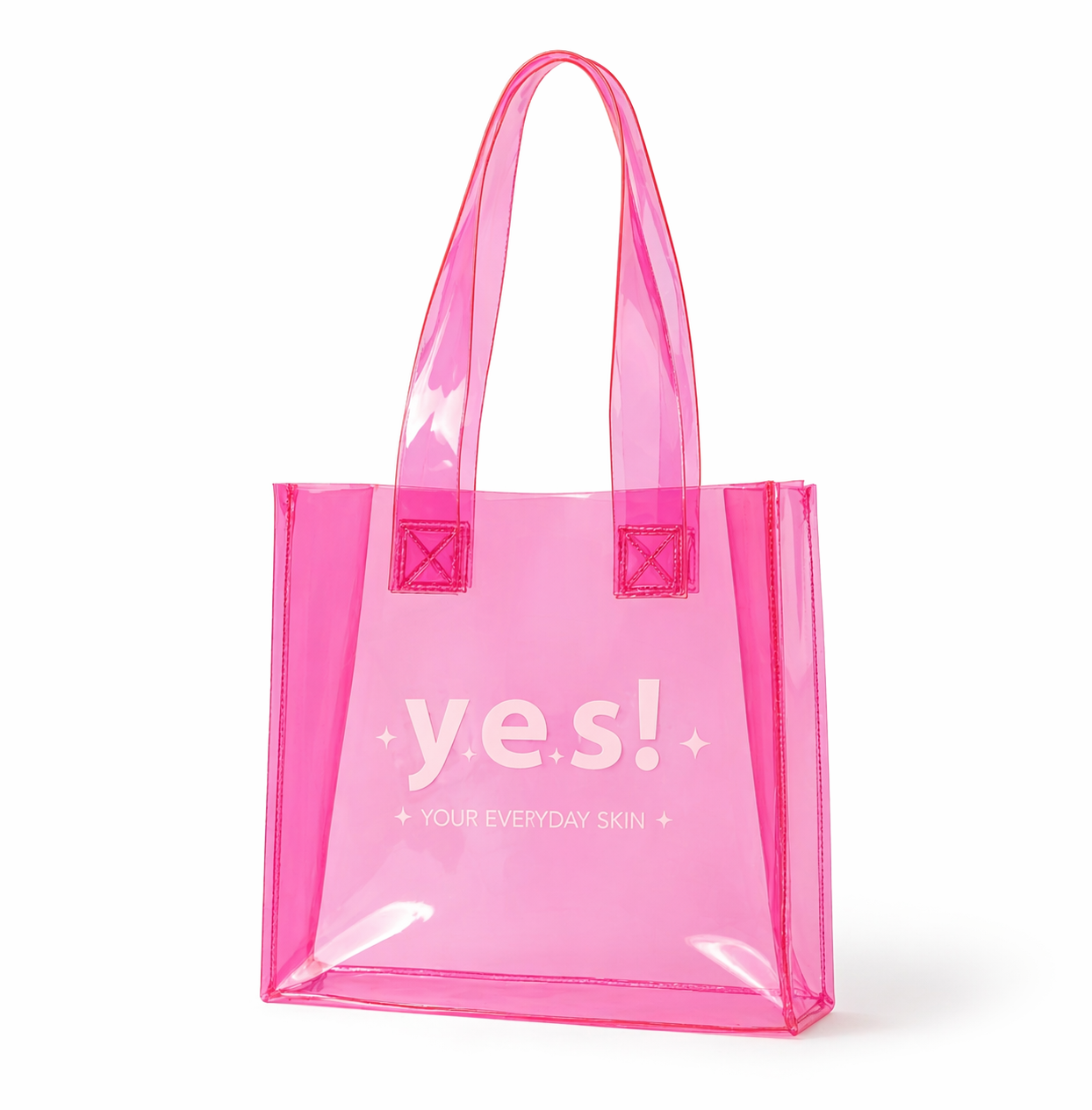 Yes! Everyday Jelly Skin Tote Bag for Skincare & Daily Essentials