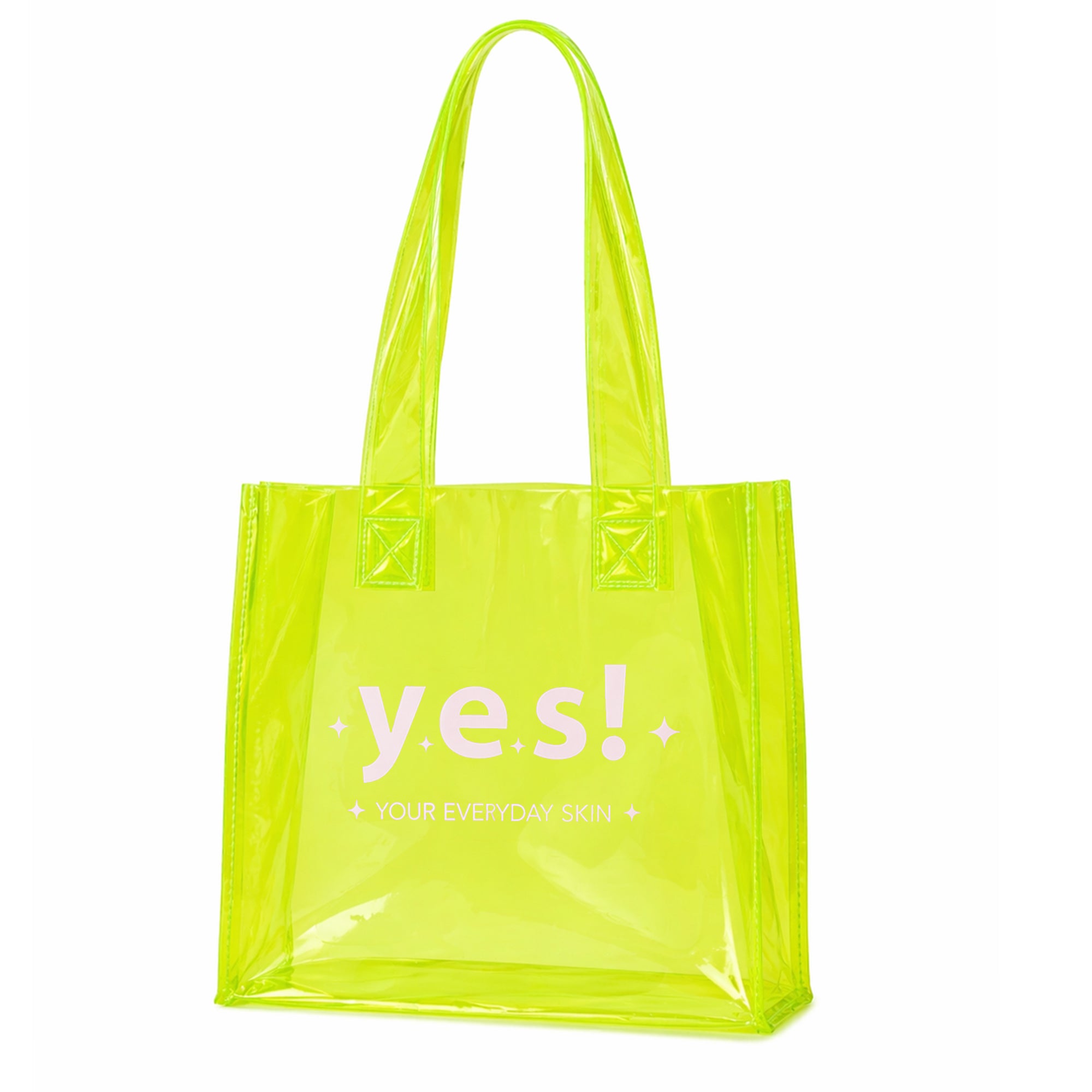 Yes! Everyday Jelly Skin Tote Bag for Skincare & Daily Essentials