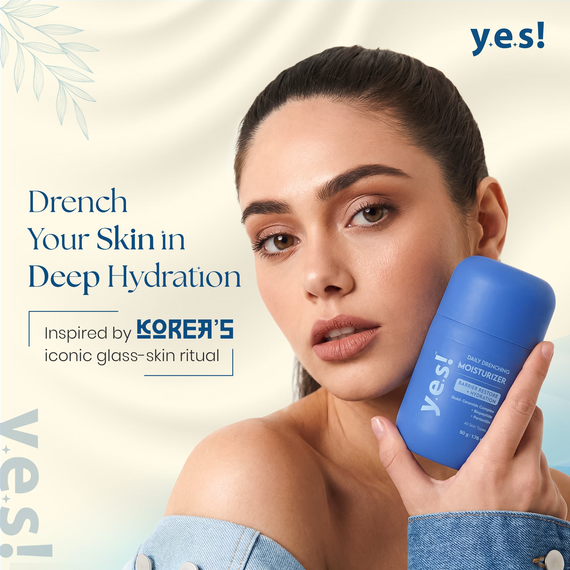 Yes! Daily Drenching Barrier Restore Face Moisturizer | Daily Use for All Skin Types