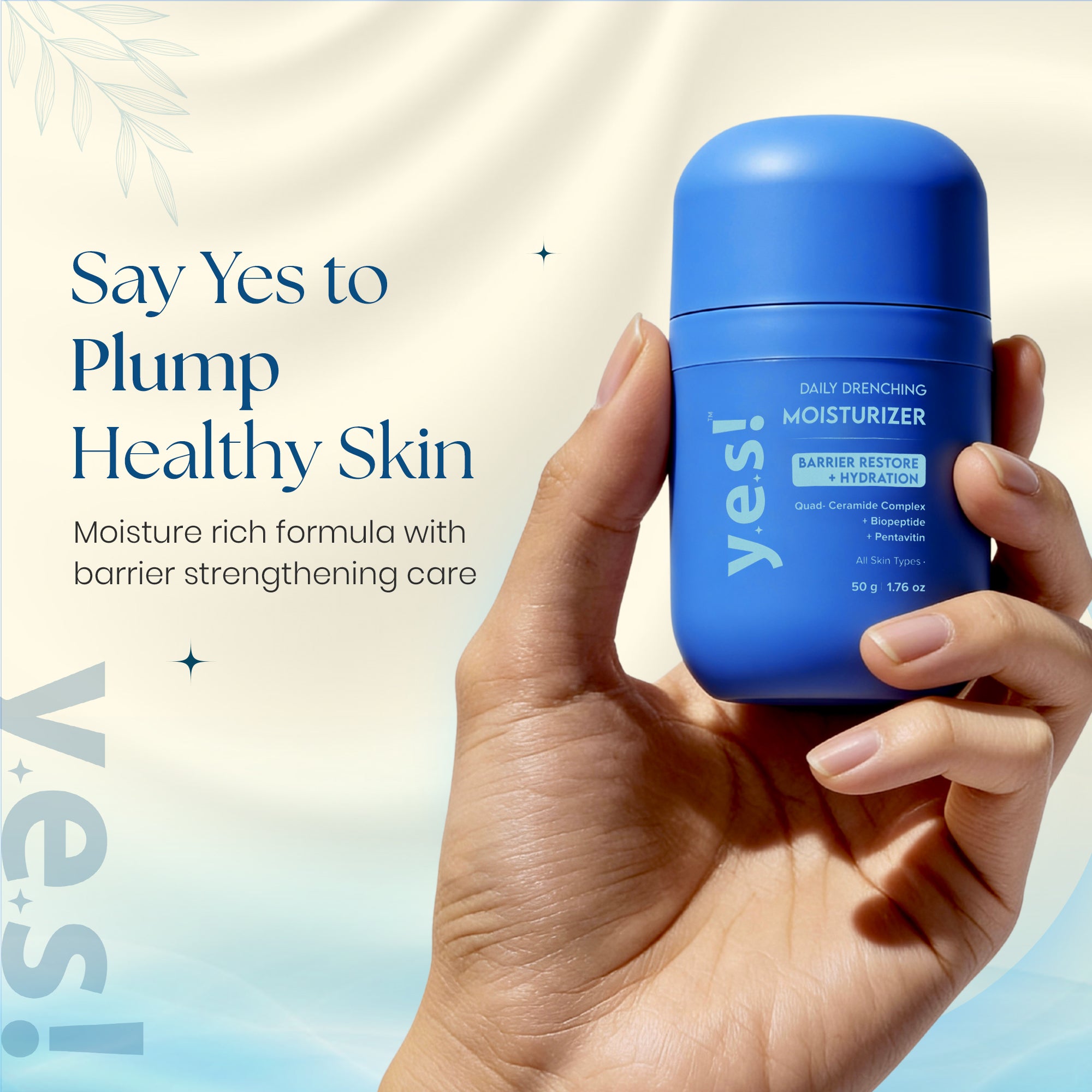 Yes! Daily Drenching Barrier Restore Face Moisturizer | Daily Use for All Skin Types