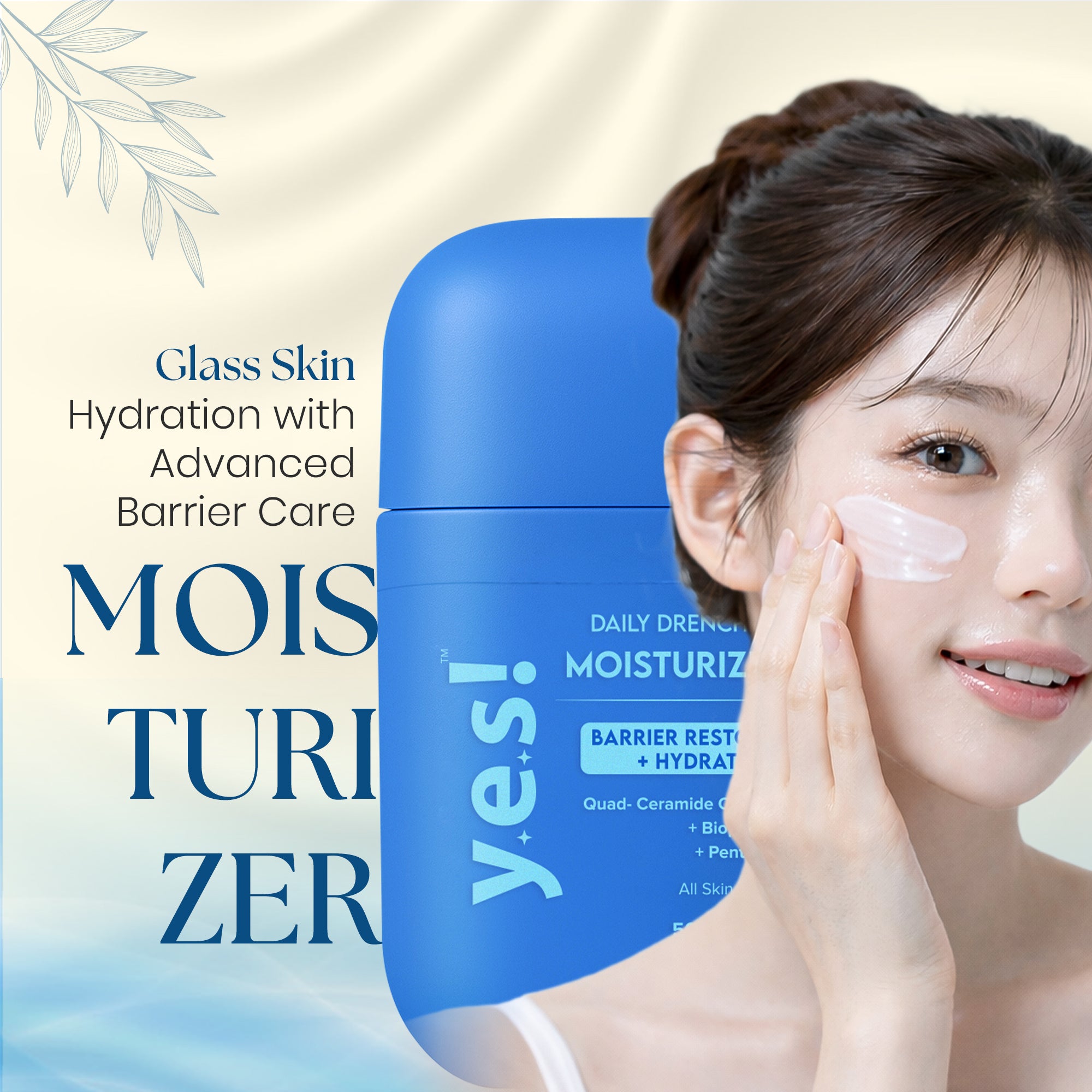 Yes! Daily Drenching Barrier Restore Face Moisturizer | Daily Use for All Skin Types