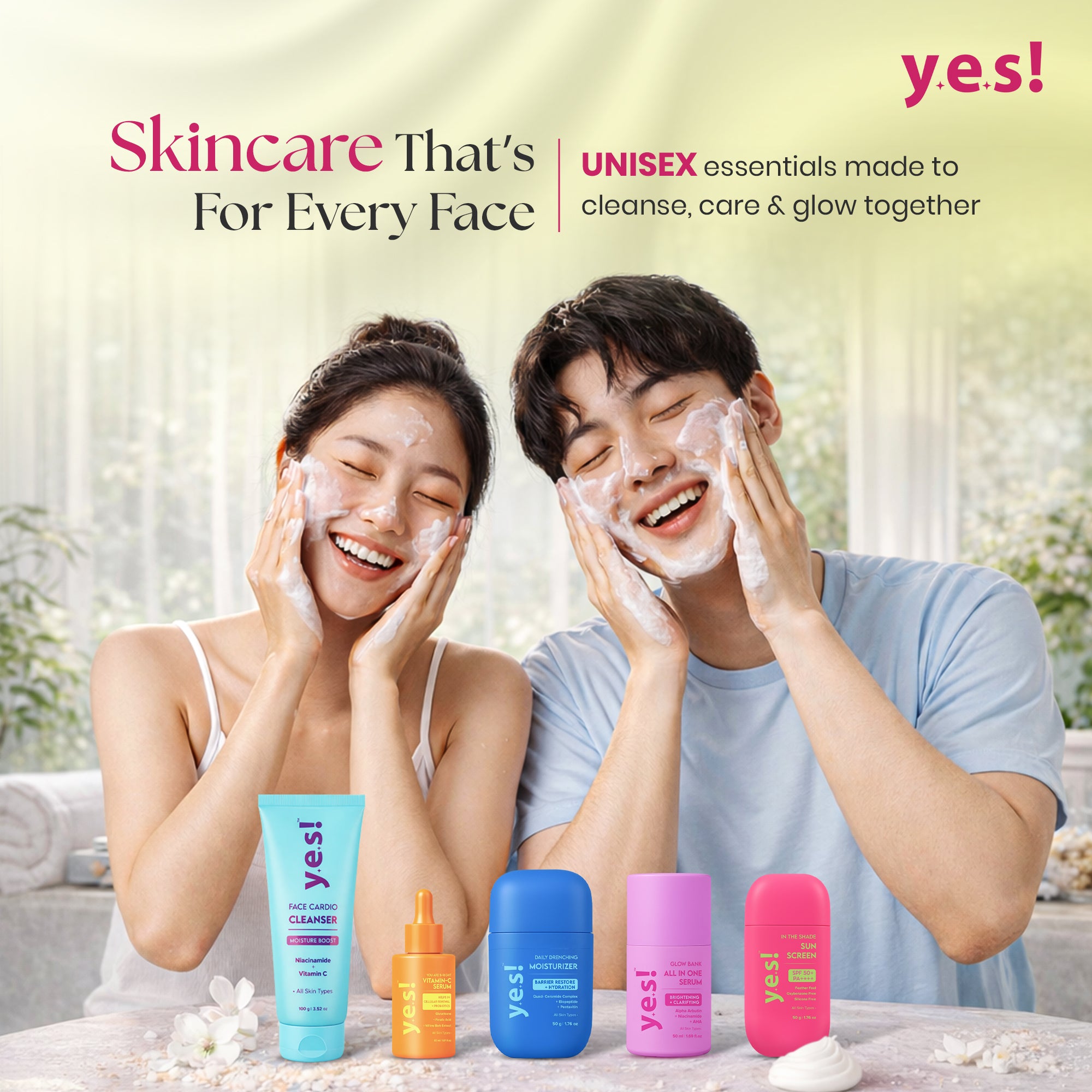 Yes! Clean & Protect Duo | Cleanser + Sunscreen