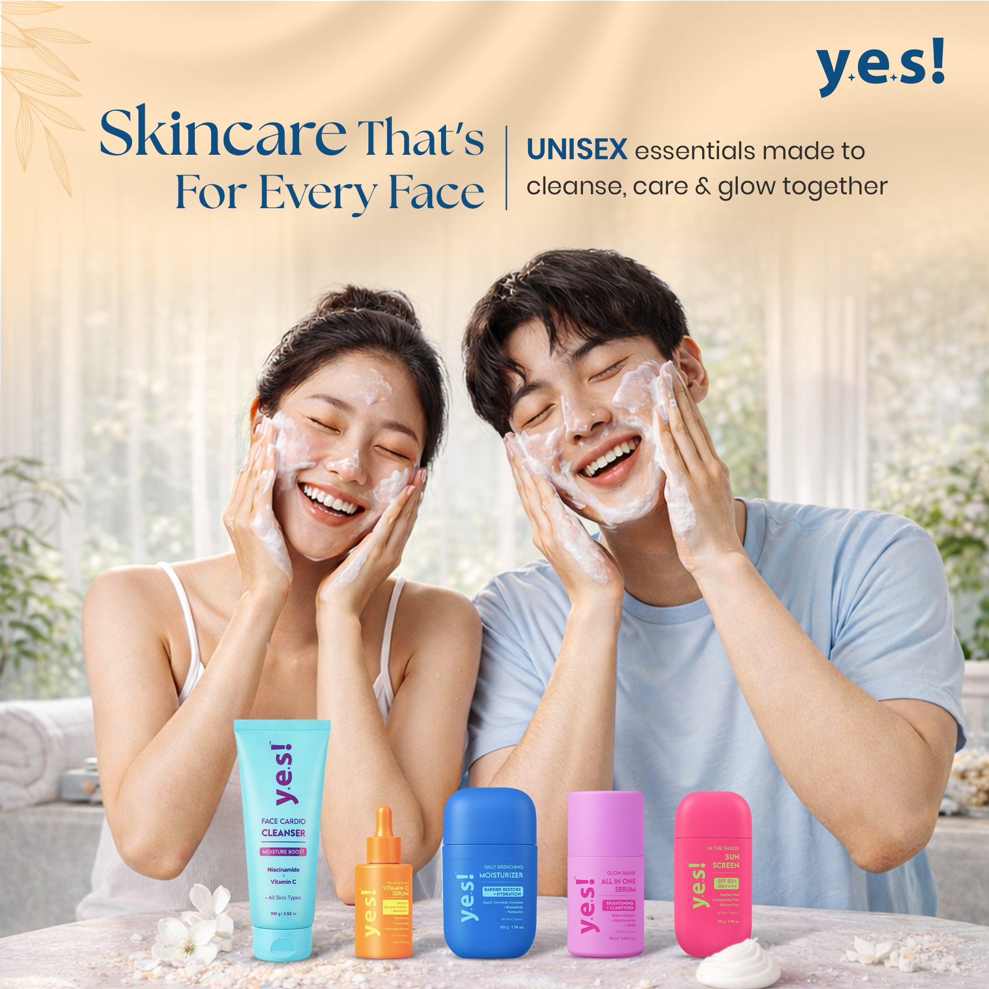Yes! Glow & Protect Duo | Vitamin C Serum + Sunscreen